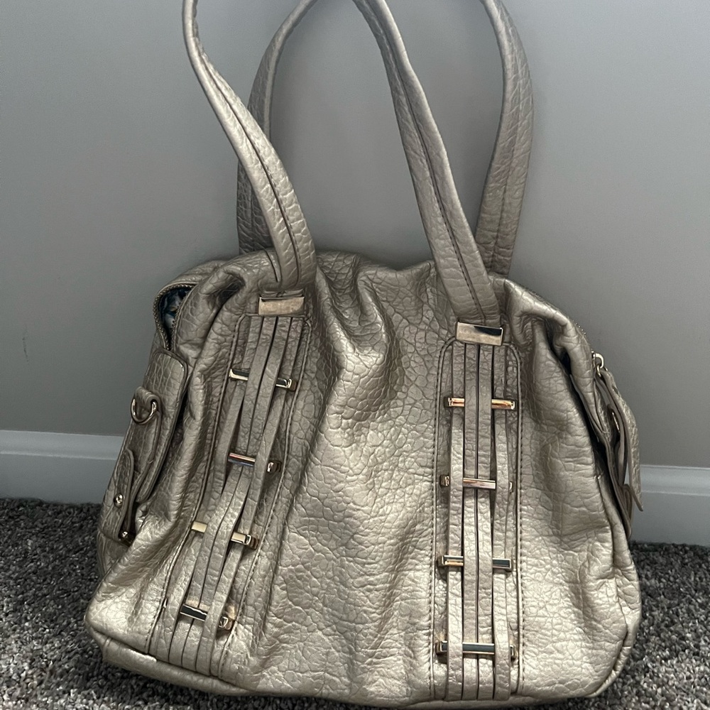 Big Buddha handbag gold-ish colored with shoulder strap new without tags